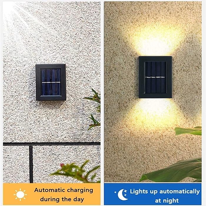 Solar Wall Light : Unique Up And Down Lights